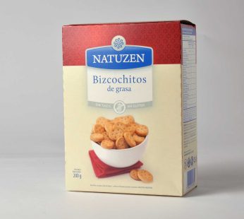 NATUZEN BIZCOCHITOS DE GRASA SIN TACC X 200GR