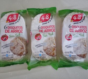 DISQUITOS DE ARROZ – SIN SAL-